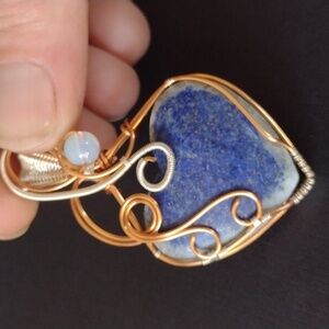 Lapis Lazuli Heart Pendant